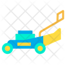 Lawn Mower Lawn Cutting Vehicle Gardening Icon