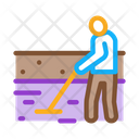 House Foundation Laying Icon