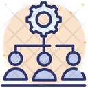 Lead Management Human Resource Management Team Configuration Icon