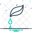 Pure Droplet Water Icon
