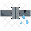 Leaking Pipe Repair Leak Construction And Tools Icon