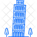 Leaning Tower Pisa Icon