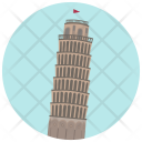 Leaning Tower Pisa Icon