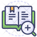 Learning Search Book Icon