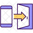 Leave Out Mobile Icon