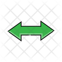 Left And Right Directions Horizontal Icon