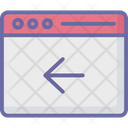 Left Arrow Back Browser Icon