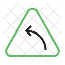 Left Hand Curve Icon