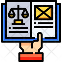 Legal Justice Book Icon
