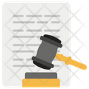 Legal Document Attorney Auction Icon