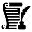 Legal Scroll  Icon