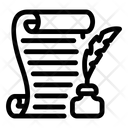 Legal Scroll  Icon