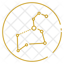 Leo Star Pattern Icon