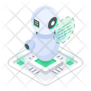 Lernroboter Symbol