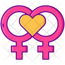 Mlesbian Lesbian Lesbian Relationship Icon