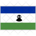 Lesotho Flag Country Icon