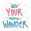 Lets your mind wander Icon