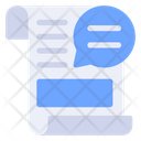 Letter Chat File Icon