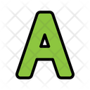 A Letter A Alphabet Icon