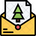 Letter Christmas Holidays Icon