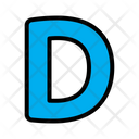 Letter D  Icon