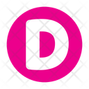 Letter D  Icon