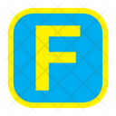 Letter F Icon