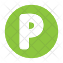 P Letter P Alphabet Icon