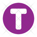 T Letter T Alphabet Icon