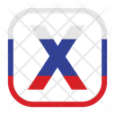 Letter X Icon