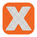 Letter X Icon