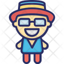 Levitating Man Icon