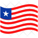 Flag Country Liberia Icon