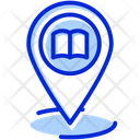 Library Location Book Library Icon