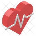Lifeline Heart Beat Impulses Icon