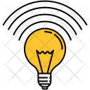 Illuminated Light Bulb Icon
