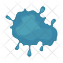Light blue splash  Icon