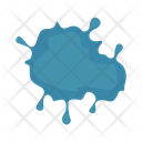 Light blue splash  Icon