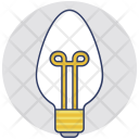 Candle Light Bulb Icon