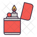 Lighter Camping Fire Icon