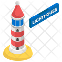 Lighthouse Marine Direction Ship Navigation Icon