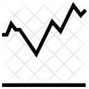 Line Graph Zigzag Icon