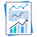 Statistical Analysis Business Growth Financial Increase Icon