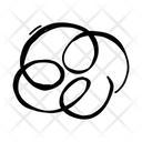 Linea De Garabato Icono
