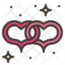 Linked Heart Valentine Icon