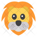 Lion Face Animal Mammal Icon