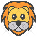 Lion Face Animal Mammal Icon
