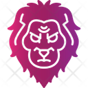 Lion Face  Icon