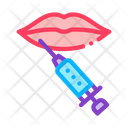 Lip Cosmetology Injection Icon