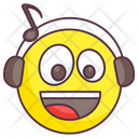 Listening Emoji Icon